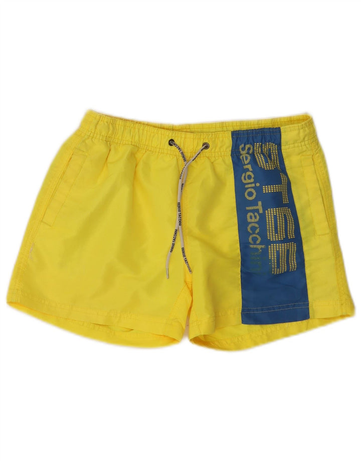 SERGIO TACCHINI Badeshorts til drenge 11-12 år Gul Colourblock