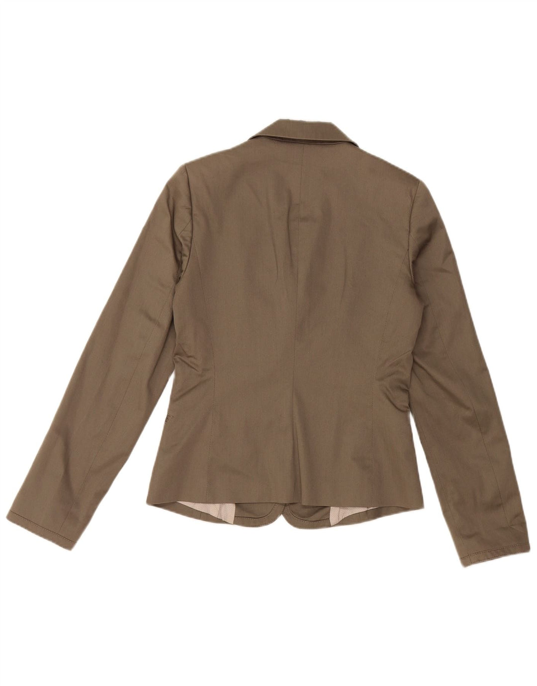 SISLEY Dame 2 Button Blazer Jacket UK 8 Small Grey