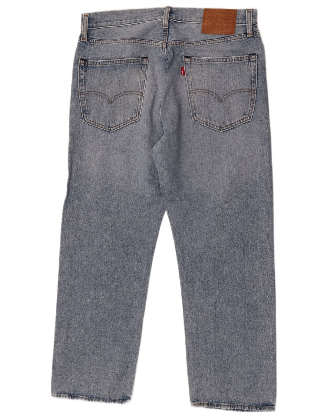 LEVI'S Herre 551 Straight Jeans W33 L27 Blå Bomuld