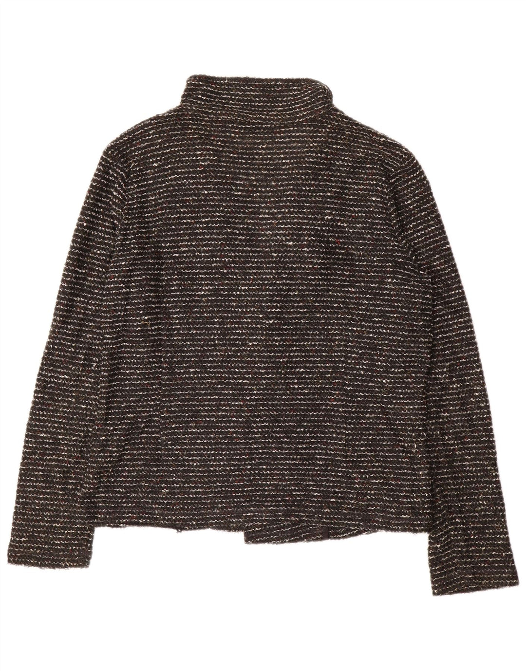 Marks & Spencer Womens Open Cardigan Sweater UK 20 2XL Sort Flecked