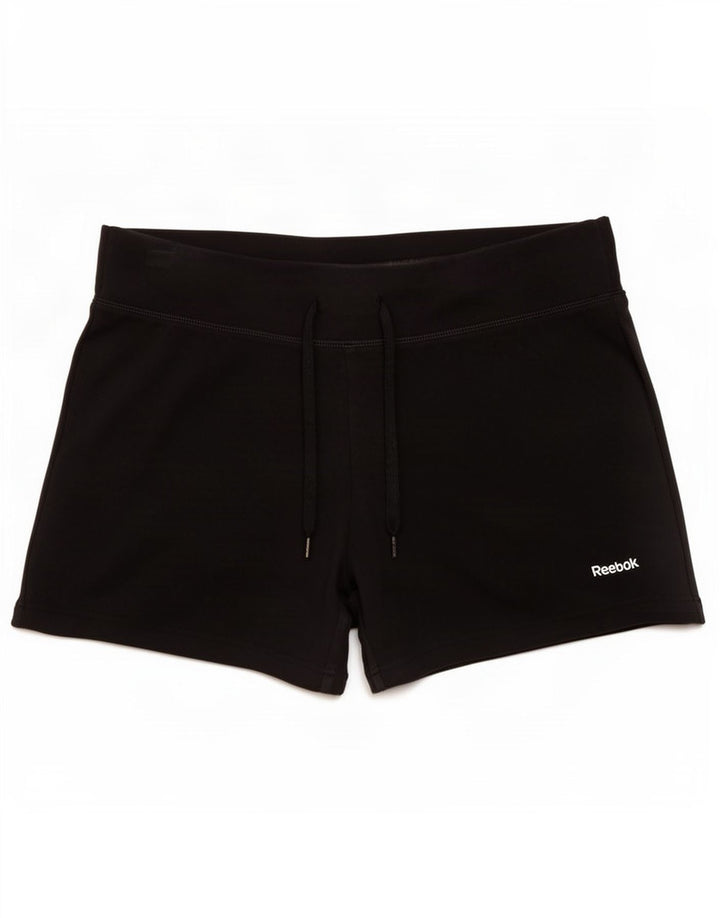 Reebok Sportsshorts til kvinder UK 14 Medium Sort Bomuld