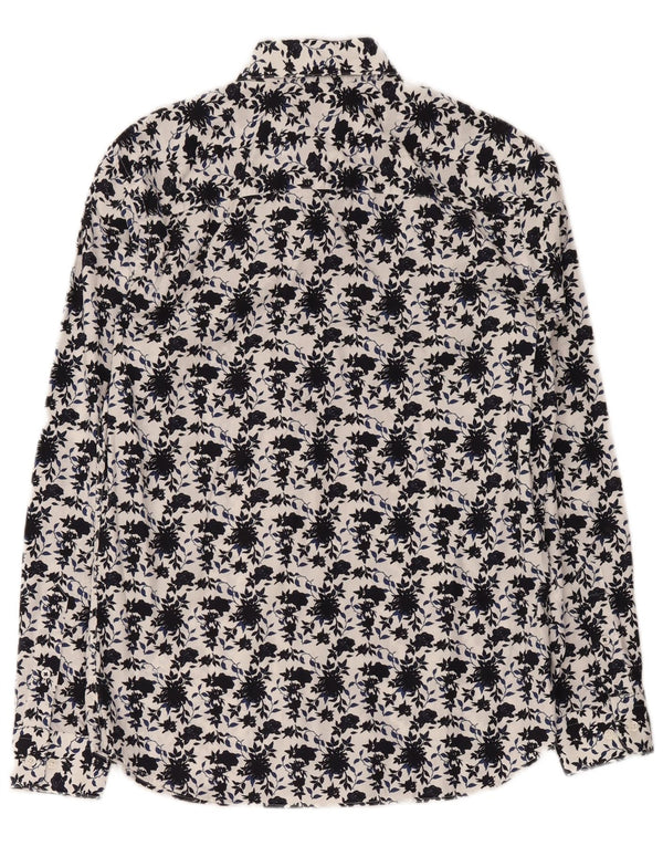 Jack & Jones Herreskjorte Medium White Floral Bomuld