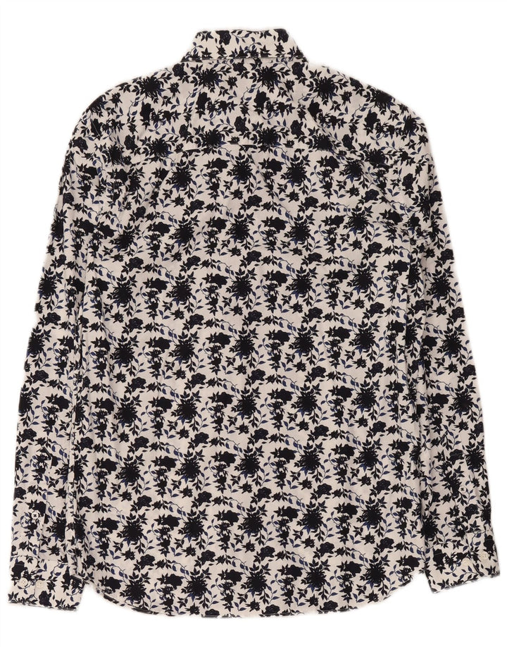 Jack & Jones Herreskjorte Medium White Floral Bomuld