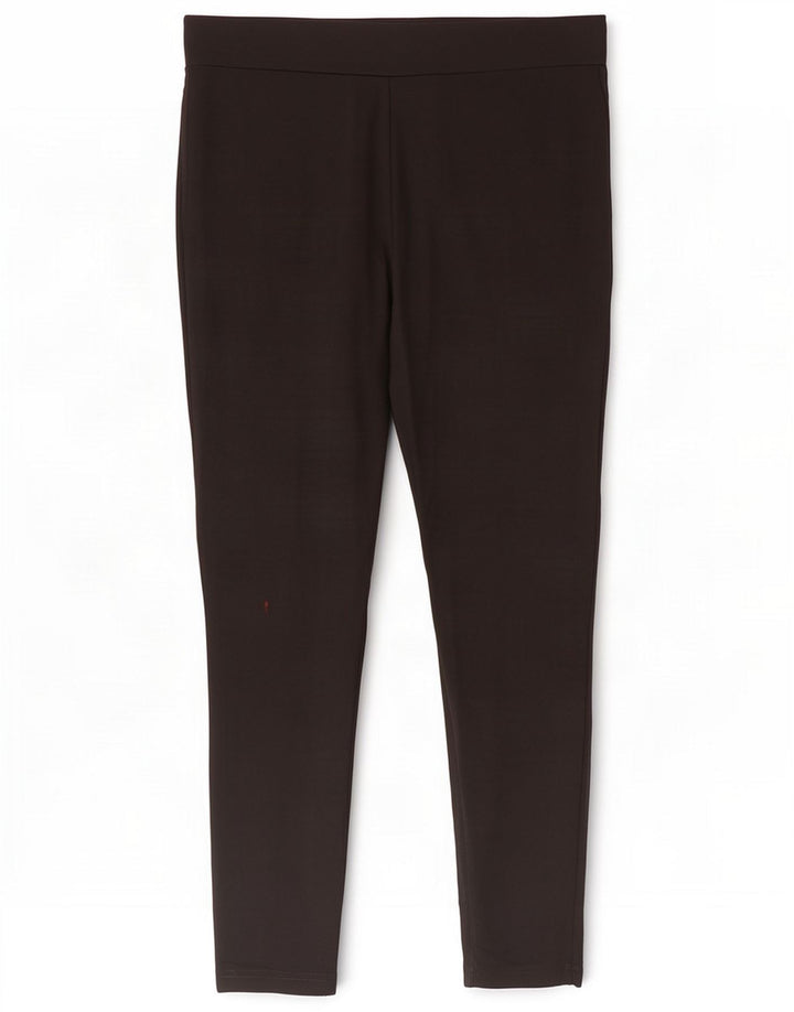 Fat Face Dame Leggings UK 10 Small Black Viscose
