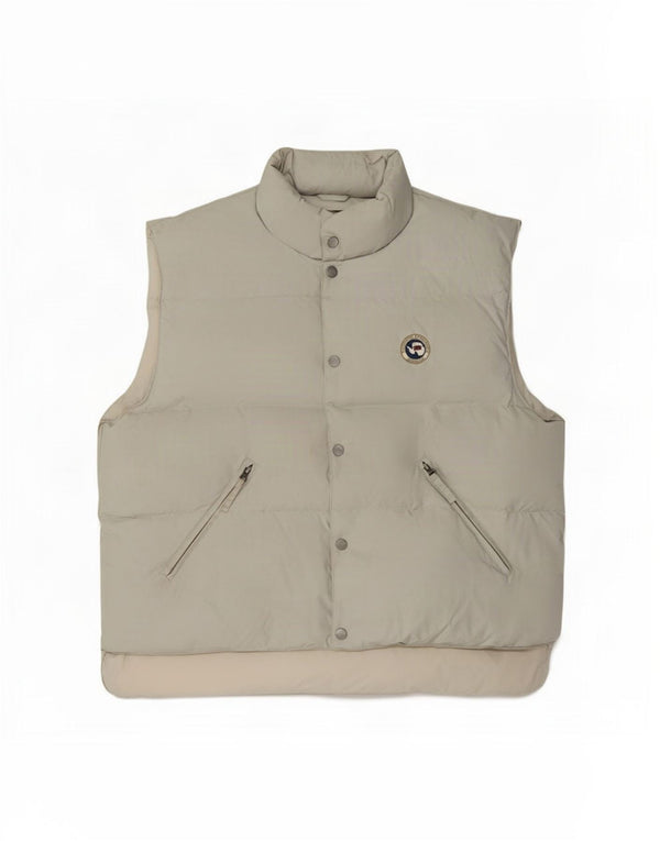 Napapijri Herre Geographic Grafisk Polstret Gilet UK 42 XL Beige Polyamid