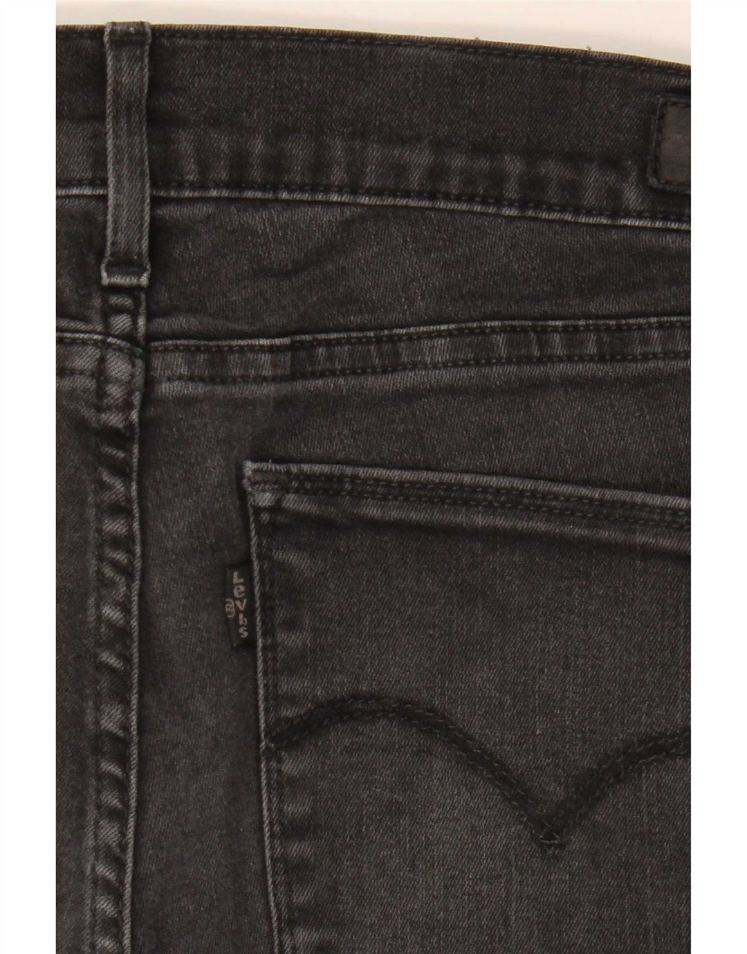 Levi's skinny jeans til kvinder W32 L32 sort bomuld