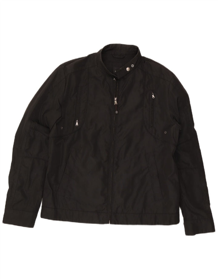 Hugo Boss Bomberjakke til mænd EU 54 2XL Sort Polyester