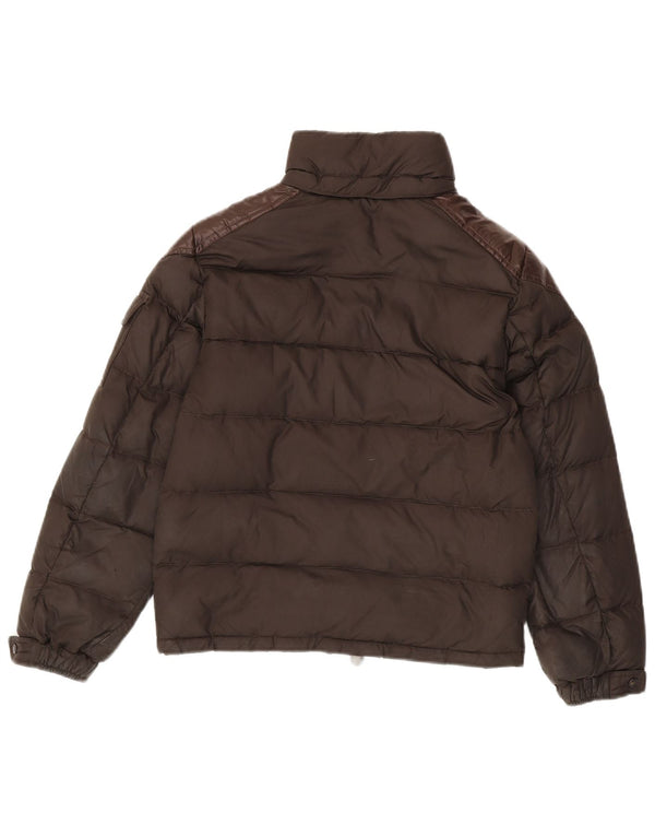 Moncler drenge polstret jakke 11-12 år brun polyester
