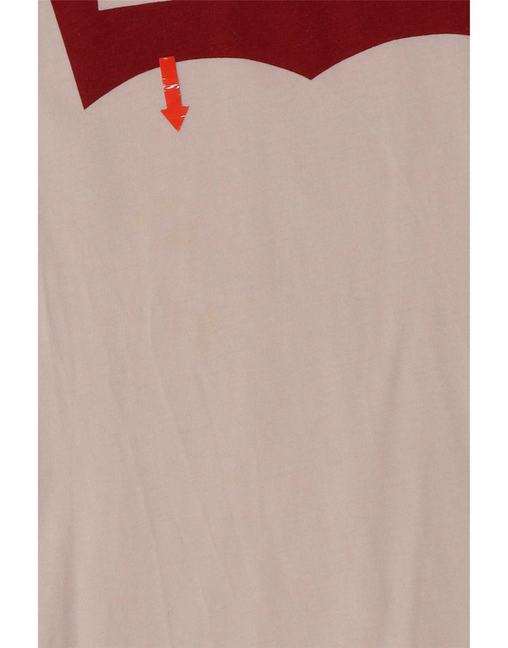 Levi's Herre Regular Fit grafisk T-shirt Top Lille hvidt bomuldslogo