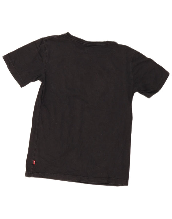 Levi's Boys Grafisk T-Shirt Top 12-13 år Stor Sort Bomuld
