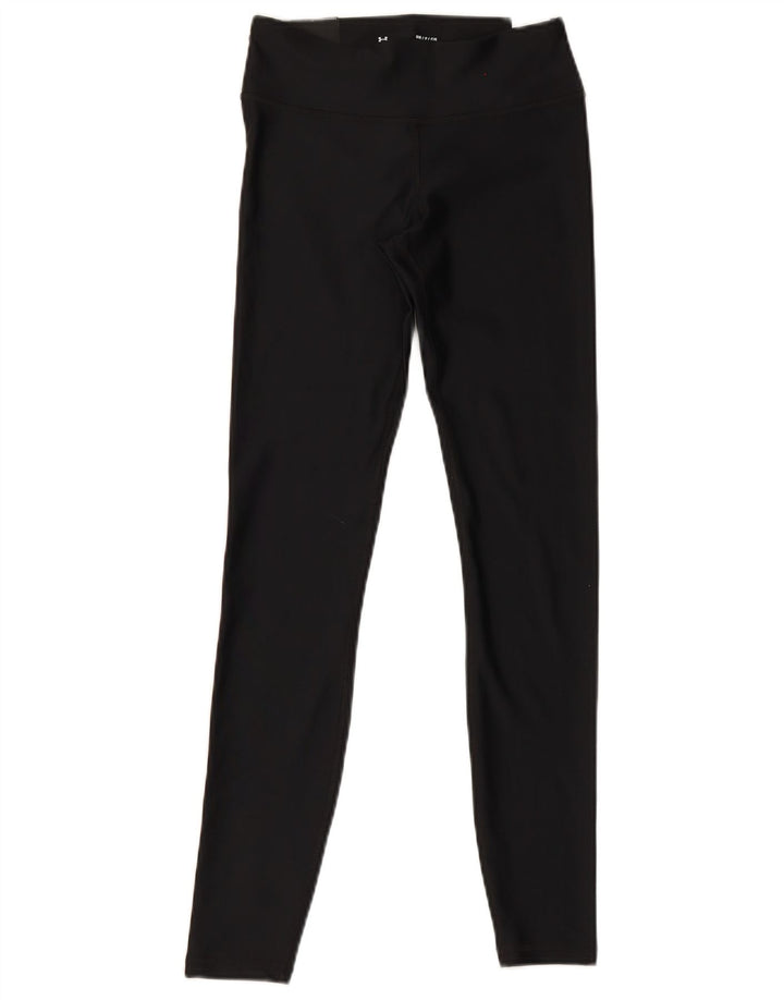Under Armour Grafiske Leggings til kvinder UK 8 Lille sort polyester