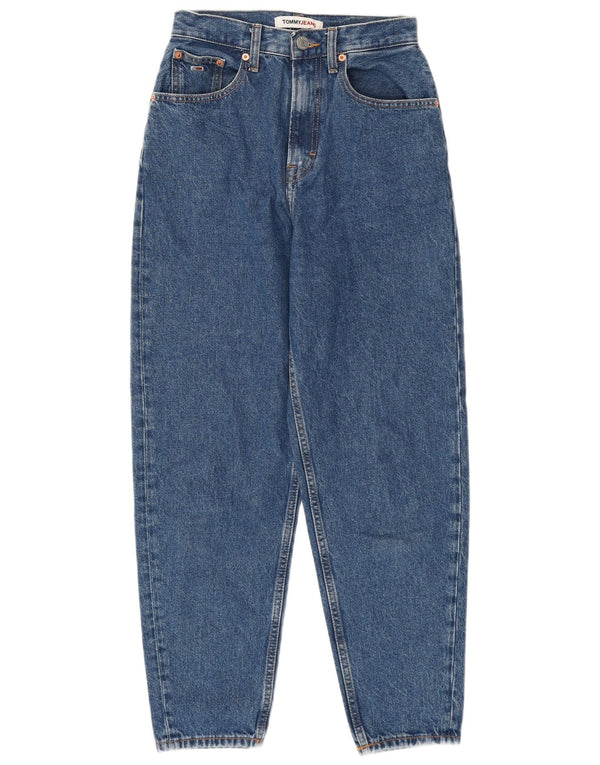 Tommy Jeans Dame Loose Fit Højtaljede Jeans W25 L26 Blå Bomuld