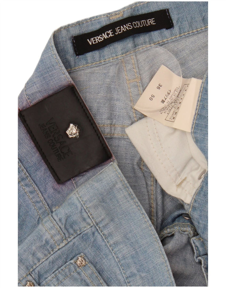 Versace Straight Jeans til mænd IT 50 Large W36 L37 Blue Cotton