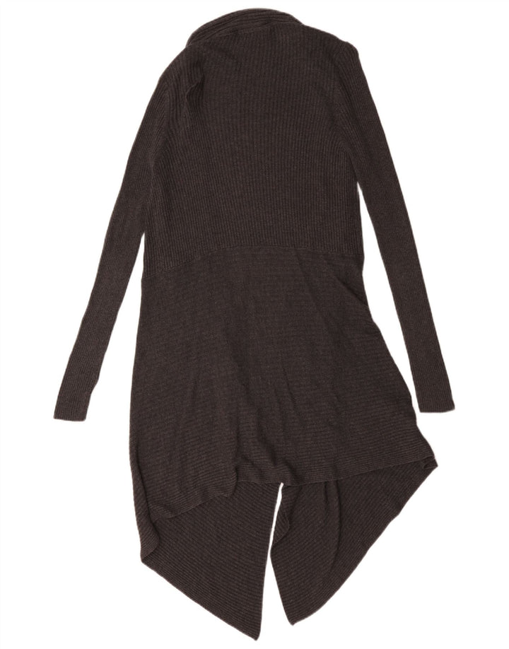 Marks & Spencer Dame Longline Open Cardigan Sweater UK 18 XL Grå