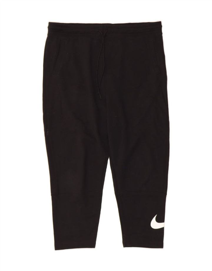 NIKE Mens Crop Graphic Tracksuit Trousers XL  Black Polyester Vintage Nike and Second-Hand Nike from Messina Hembry 