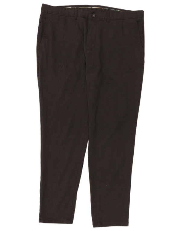 Zara Herre Slim Chino Bukser EU 46 XL W36 L29 Grå