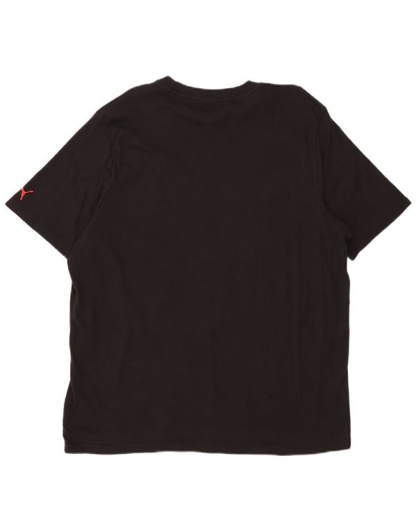 PUMA Herre grafisk T-shirt top XL sort bomuld