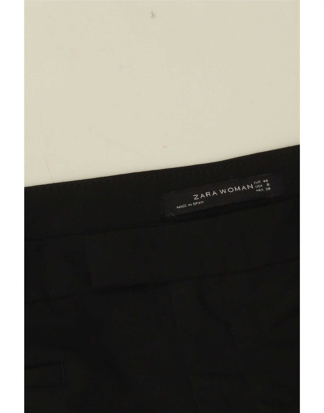 Zara Dame Slim Casual Bukser EU 40 Medium W30 L28 Sort
