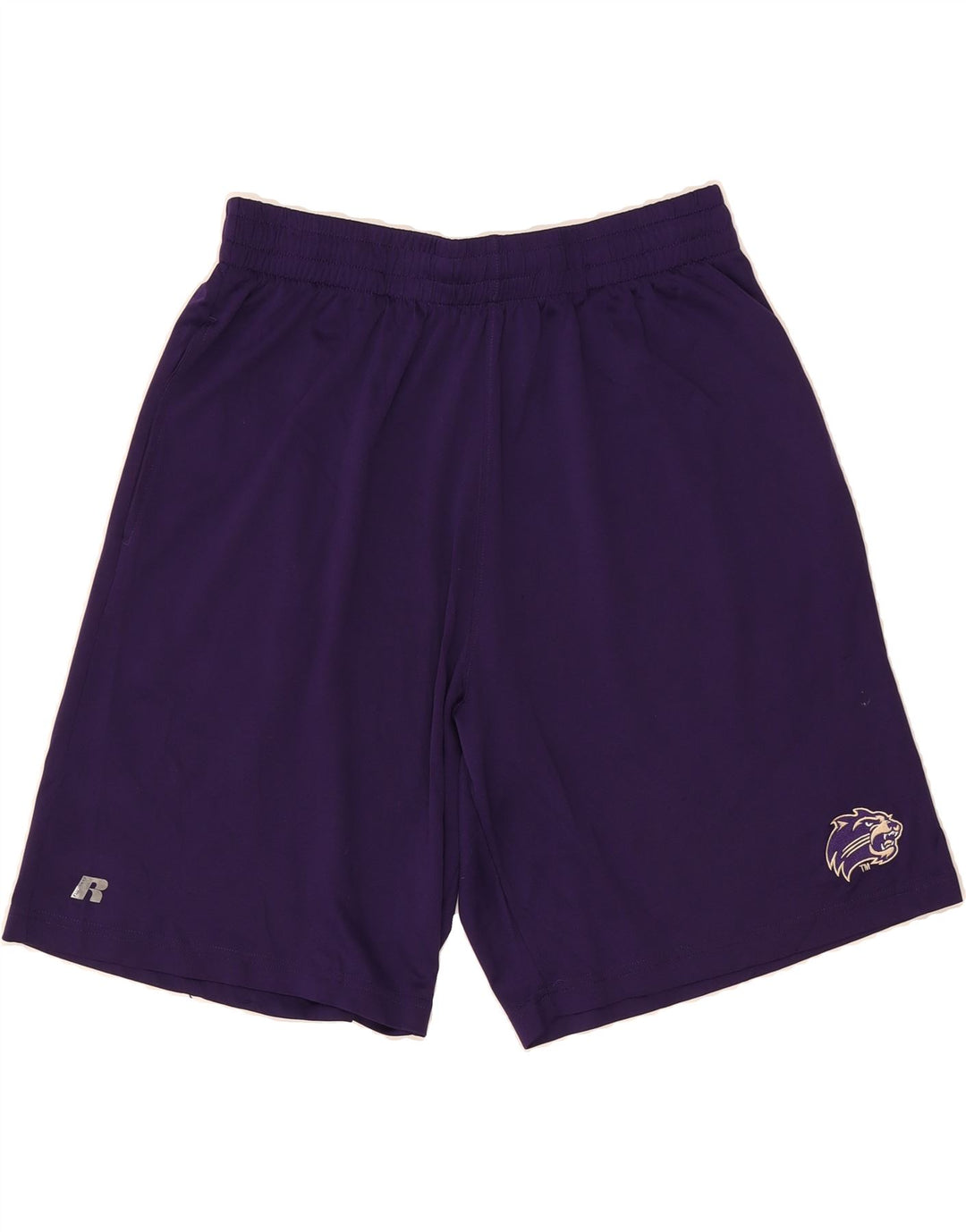 RUSSELL ATHLETIC Mens Sport Shorts Large Purple Vintage Russell Athletic and Second-Hand Russell Athletic from Messina Hembry 