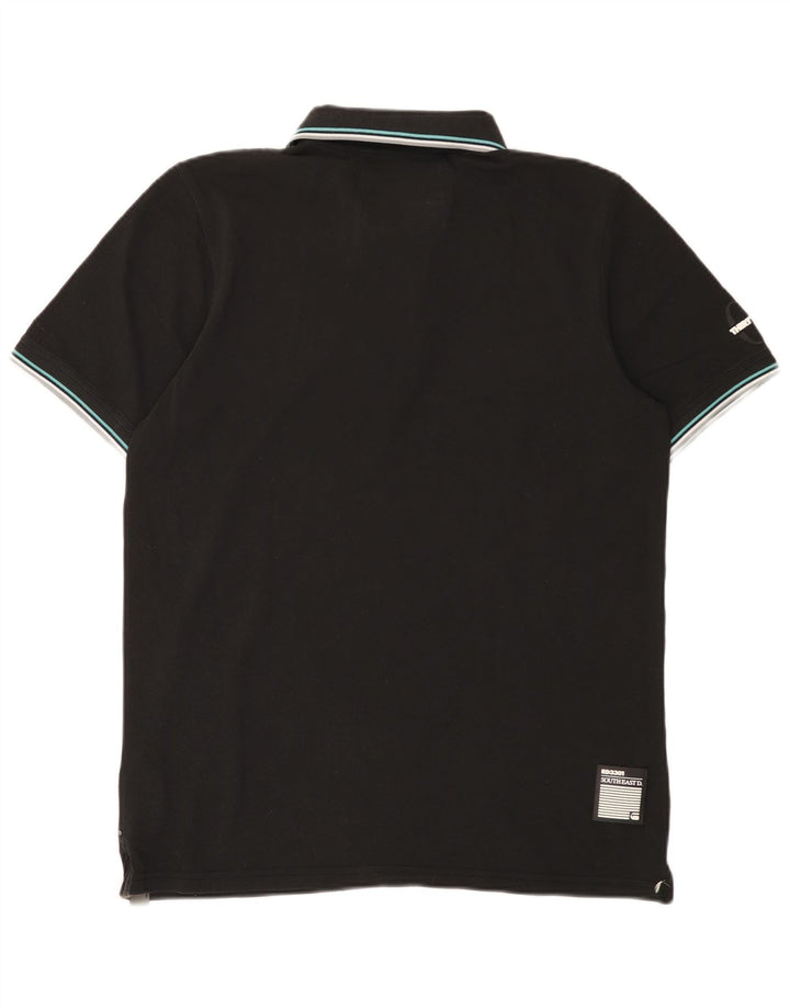 G-Star Herre grafisk poloshirt XL sort bomuld