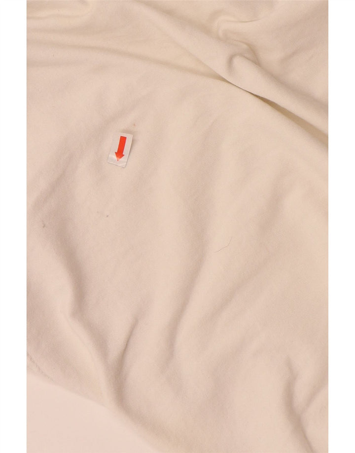 VINTAGE drenge poloshirt 15-16 år Medium hvid Camouflage Bomuld