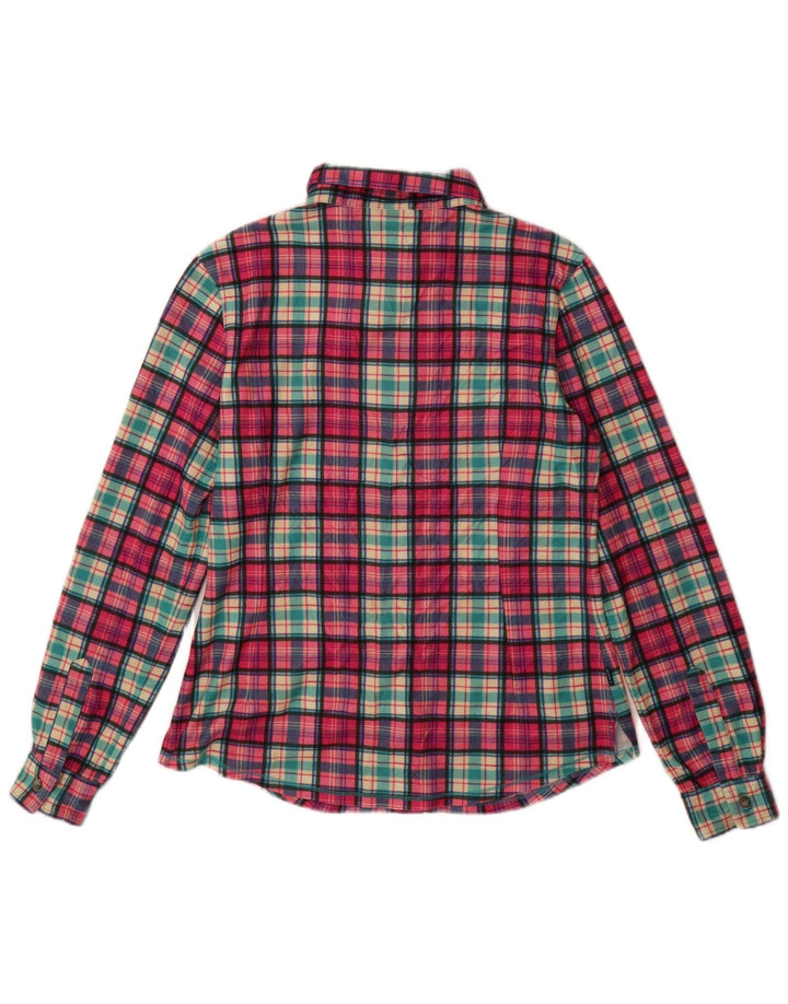 BRUGI Dame Flanell Shirt UK 14 Large Pink Check