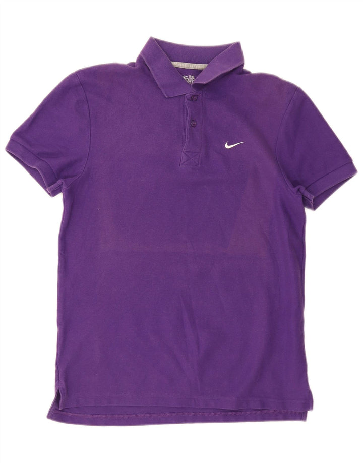Nike poloshirt til mænd, medium lilla bomuld
