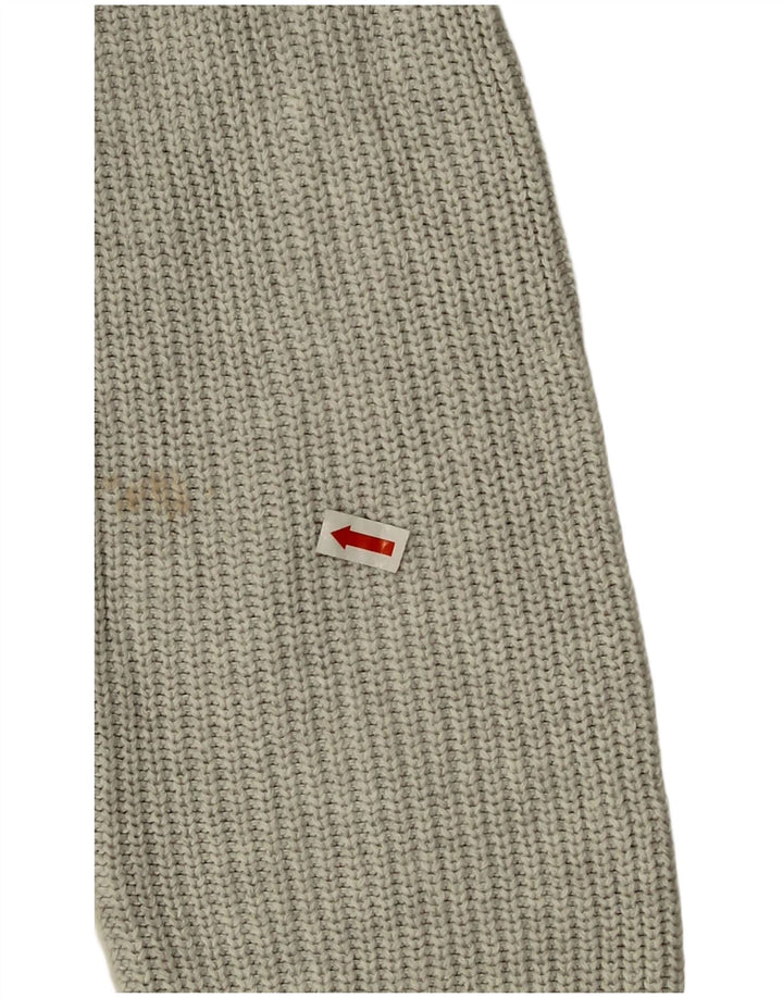 Zara Herre Boat Neck Jumper Sweater Medium Grå