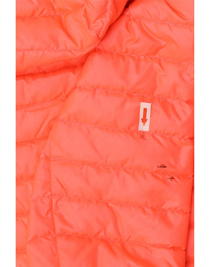 Superdry Polstret hættejakke til kvinder UK 16 Large Pink Polyester