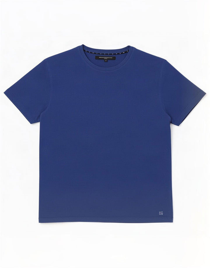 French Connection Herre T-shirt Top Medium Blue Cotton