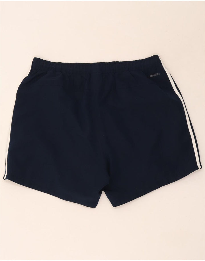 Adidas Herre Climalite Sport Shorts XL Navy Blue Polyester