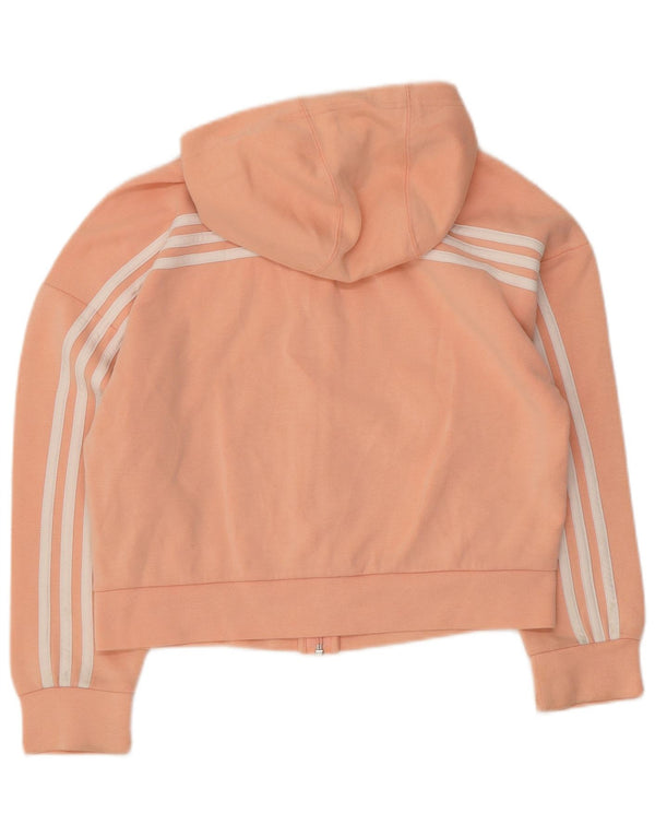 Adidas hættetrøje med lynlås til piger 11-12 år Pink Bomuld