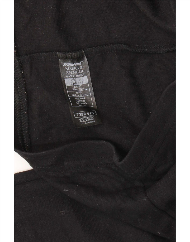 Marks & Spencer Dame St. Michael Bukser UK 14 Large Black Viscose