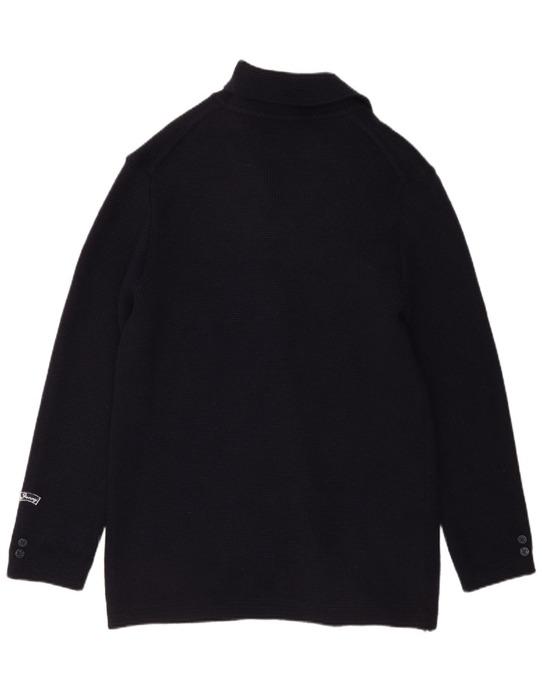 Fanny Moda Dame Dobbeltradet Cardigan Sweater IT 54 3XL Navy Blue
