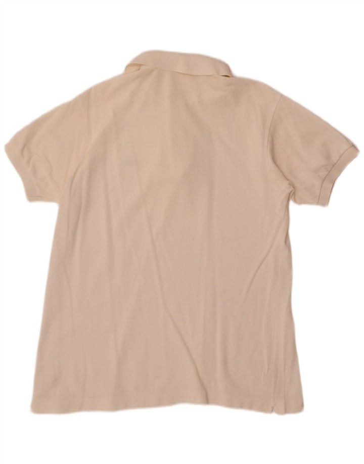 Lacoste herre poloshirt Medium hvid bomuld