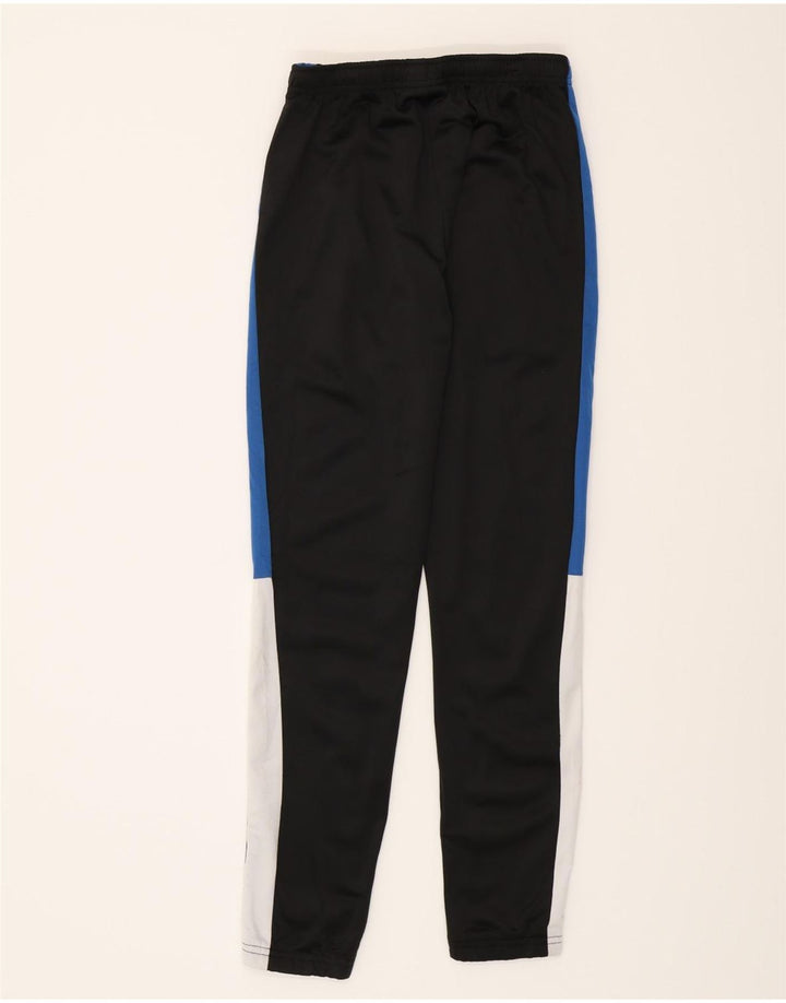 UMBRO Boys Tracksuit Trousers 13-14 Years  Black Colourblock Polyester Vintage Umbro and Second-Hand Umbro from Messina Hembry 