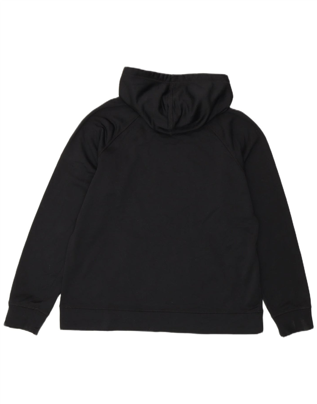 REEBOK Womens Graphic Hoodie Jumper UK 18 XL Black Polyester
