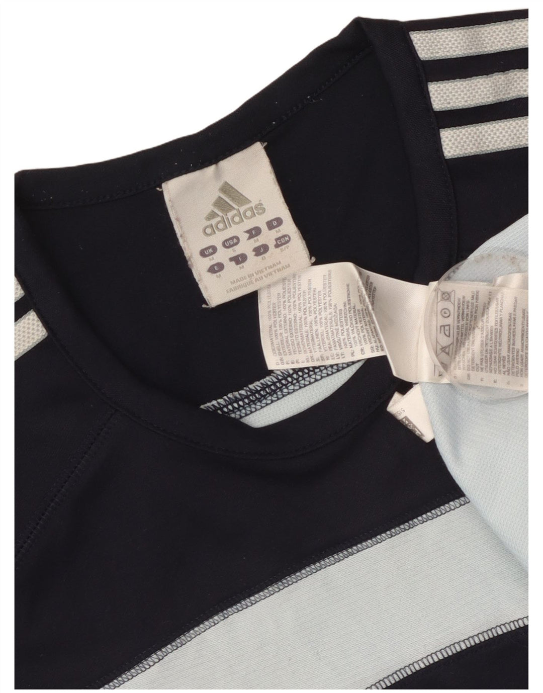 Adidas Herrevest Top Medium Navy Blue Colourblock Polyester