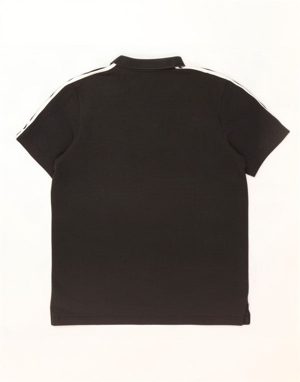 Adidas Polo Shirt til mænd Stor sort bomuld
