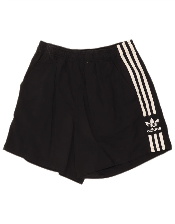 ADIDAS sportsshorts til kvinder UK 12 medium sort polyester