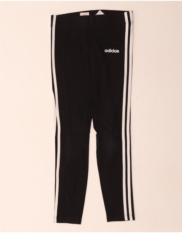 Adidas pigeleggings 11-12 år sort bomuld