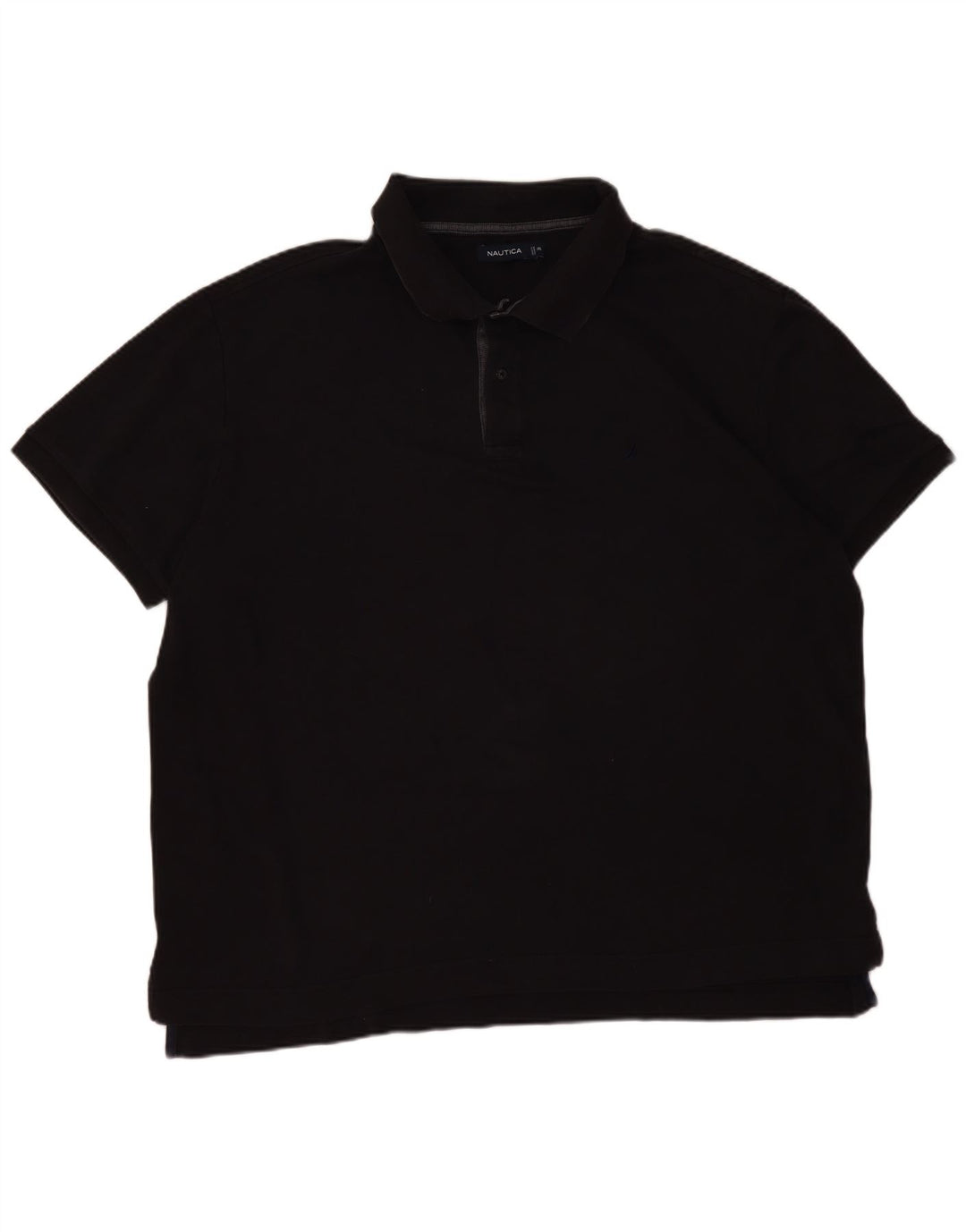 Nautica herre poloshirt 2XL sort bomuld