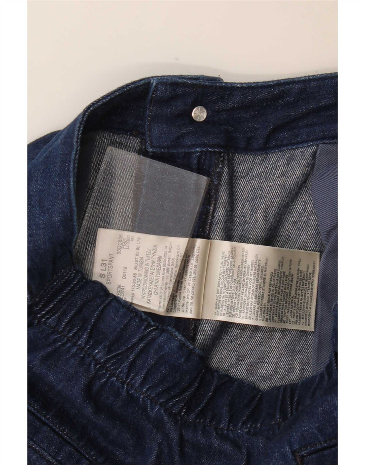 Lee Lige Dame Jeans Små W27 L31 Marineblå Bomuld