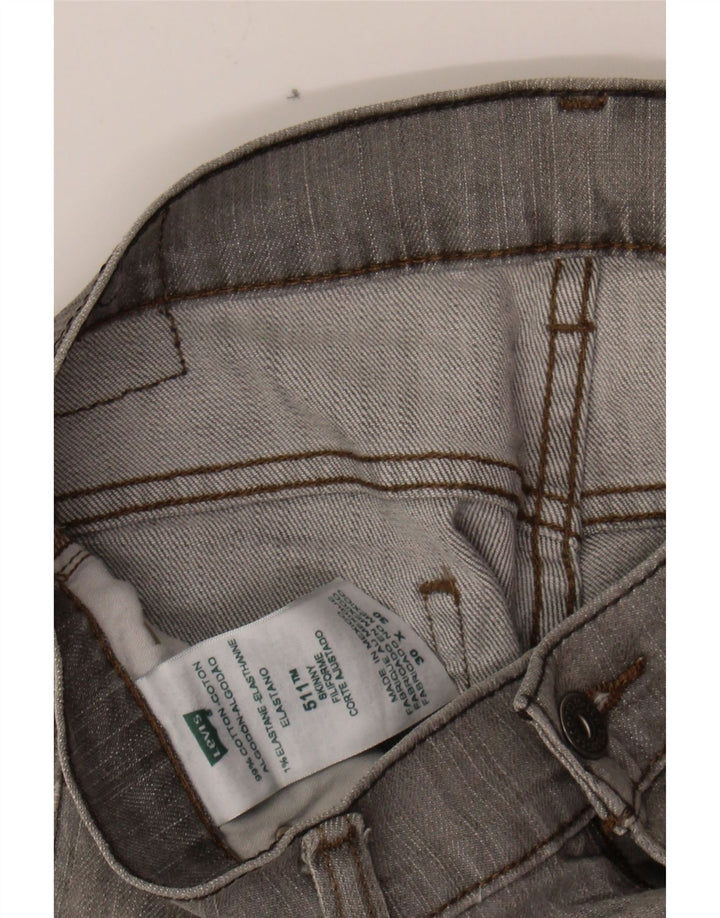 LEVI'S Mens 511 Skinny Jeans W30 L30 Grey Cotton Vintage Levi's and Second-Hand Levi's from Messina Hembry 