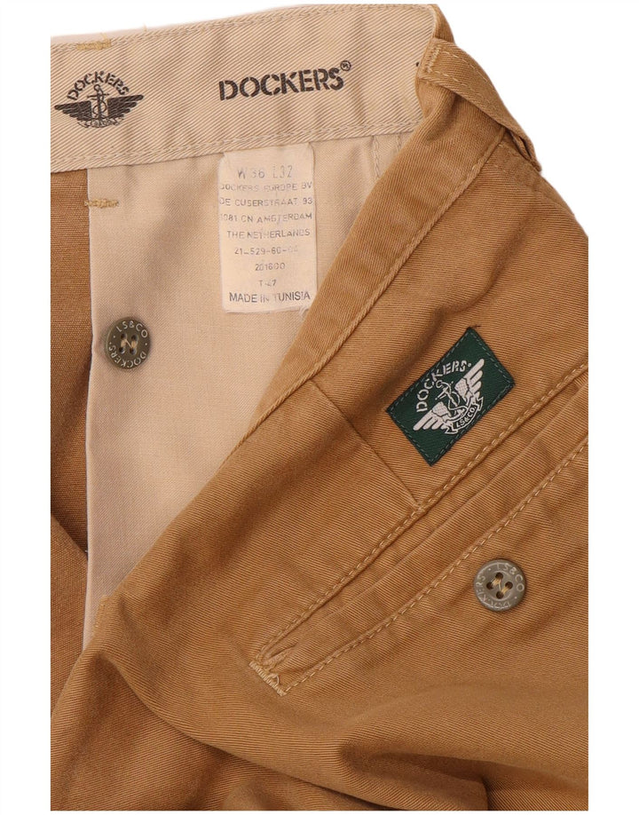 Dockers Herre Pegged Chino Bukser W36 L32 Beige