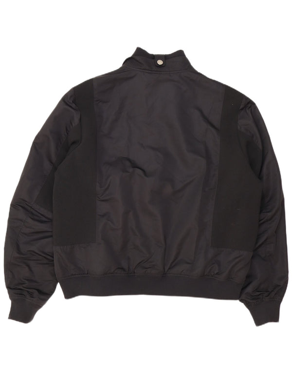 Trussardi Jeans Herre Bomber Jacket IT 58 4XL Sort Polyester