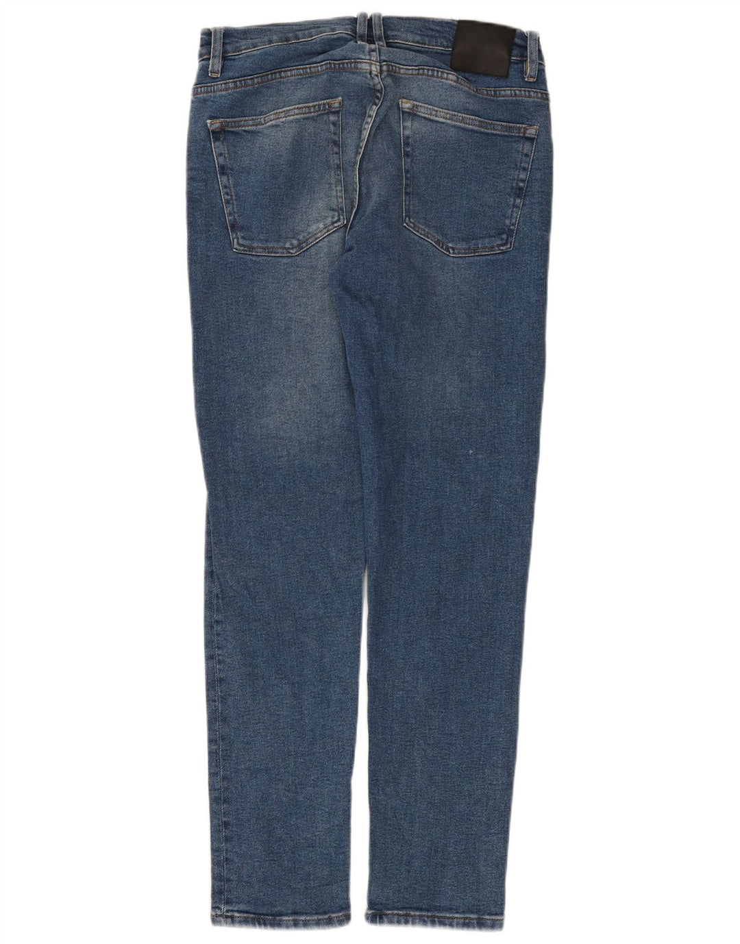 Zara Herre Slim Jeans EU 42 Large W32 L31 Blå Bomuld