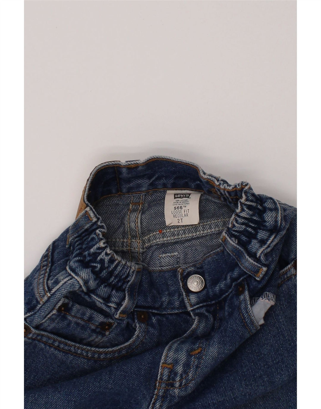 LEVI'S Baby Boys 566 Regular Straight Jeans 18-24 måneder W20 L10 Blå