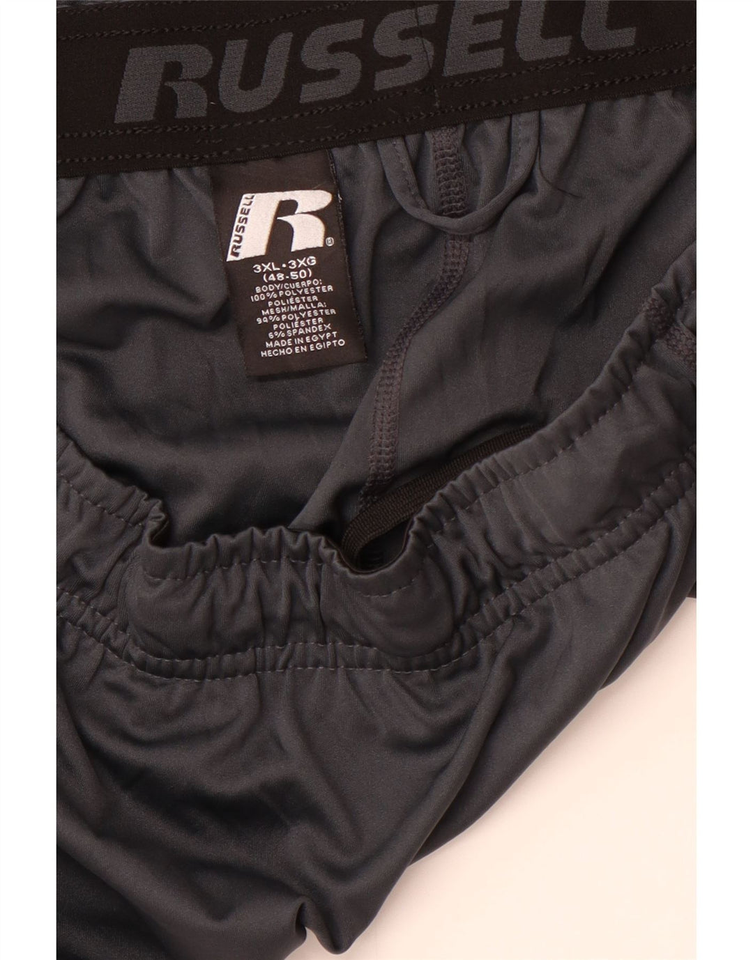 RUSSELL ATHLETIC Herre Dri-Power Sportshorts 3XL Grå Colourblock