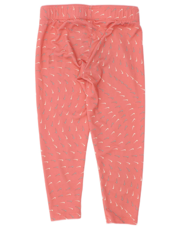 Nike piger grafiske leggings 3-4 år XS Pink